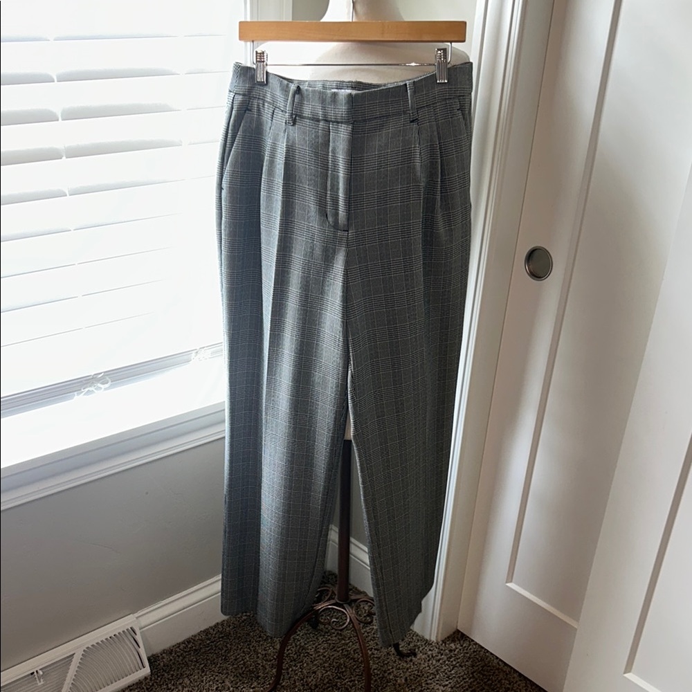 Nine West Gray‎ Dress Pants High-Waisted Pleated